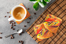 Load image into Gallery viewer, Crab Spice Coasters - Set of 4 Lightweight Foam, Absorbent Drink Coasters JMK1250FC