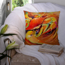 Load image into Gallery viewer, Crab Spice Canvas Throw Pillow - 14x14 Decorative Pillow – Art for Your Home &amp; Patio JMK1250PW1414