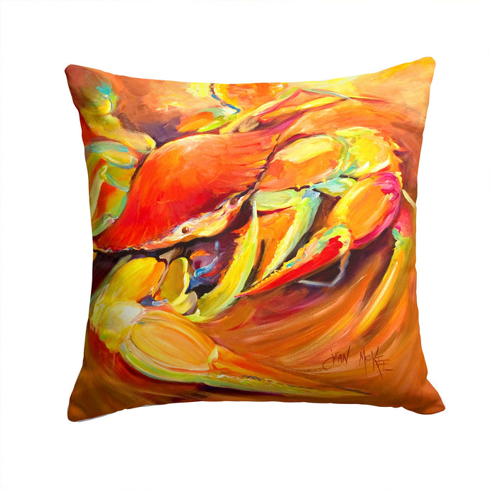 Crab Spice Canvas Throw Pillow - 14x14 Decorative Pillow – Art for Your Home & Patio JMK1250PW1414