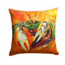 Load image into Gallery viewer, Small Orange Crab Canvas Throw Pillow - 14x14 Decorative Pillow – Art for Your Home &amp; Patio JMK1251PW1414