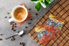 Load image into Gallery viewer, Red Crab Coasters - Set of 4 Lightweight Foam, Absorbent Drink Coasters JMK1252FC