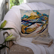 Load image into Gallery viewer, #20 Crab Canvas Throw Pillow - 14x14 Decorative Pillow – Art for Your Home &amp; Patio JMK1255PW1414