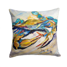 Load image into Gallery viewer, #20 Crab Canvas Throw Pillow - 14x14 Decorative Pillow – Art for Your Home &amp; Patio JMK1255PW1414