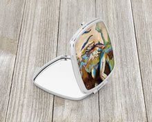 Load image into Gallery viewer, Three Big Claw Crab Compact Mirror – Stylish Purse Mirror with Artistic Covers JMK1257SCM
