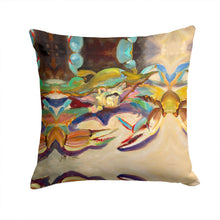 Load image into Gallery viewer, Crab tailfin Crab Canvas Throw Pillow - 14x14 Decorative Pillow – Art for Your Home &amp; Patio JMK1259PW1414