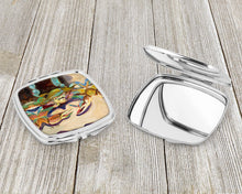 Load image into Gallery viewer, Crab tailfin Crab Compact Mirror – Stylish Purse Mirror with Artistic Covers JMK1259SCM