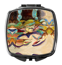 Load image into Gallery viewer, Crab tailfin Crab Compact Mirror – Stylish Purse Mirror with Artistic Covers JMK1259SCM