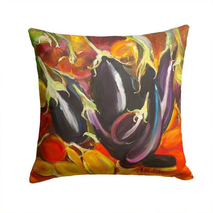 Eggplant Canvas Throw Pillow - 14x14 Decorative Pillow – Art for Your Home & Patio JMK1260PW1414