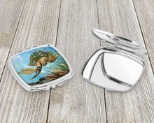 Load image into Gallery viewer, Loggerhead Sea Turtle Compact Mirror – Stylish Purse Mirror with Artistic Covers JMK1261SCM
