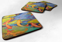 Load image into Gallery viewer, Koi Coasters - Set of 4 Lightweight Foam, Absorbent Drink Coasters JMK1263FC