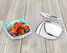 Load image into Gallery viewer, Crawfish Compact Mirror – Stylish Purse Mirror with Artistic Covers JMK1264SCM