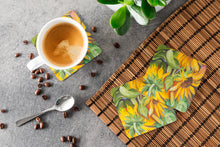 Load image into Gallery viewer, Sunflowers Coasters - Set of 4 Lightweight Foam, Absorbent Drink Coasters JMK1266FC