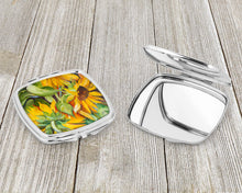 Load image into Gallery viewer, Sunflowers Compact Mirror – Stylish Purse Mirror with Artistic Covers JMK1266SCM