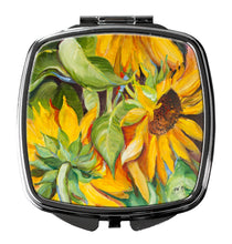 Load image into Gallery viewer, Sunflowers Compact Mirror – Stylish Purse Mirror with Artistic Covers JMK1266SCM