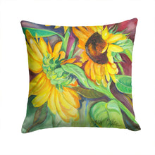Load image into Gallery viewer, Sunflowers Canvas Throw Pillow - 14x14 Decorative Pillow – Art for Your Home &amp; Patio JMK1267PW1414