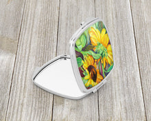 Load image into Gallery viewer, Sunflowers Compact Mirror – Stylish Purse Mirror with Artistic Covers JMK1267SCM