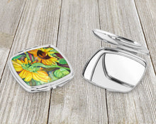 Load image into Gallery viewer, Sunflowers Compact Mirror – Stylish Purse Mirror with Artistic Covers JMK1267SCM
