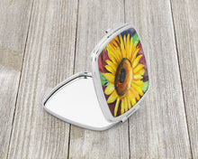 Load image into Gallery viewer, Sunflowers Compact Mirror – Stylish Purse Mirror with Artistic Covers JMK1268SCM