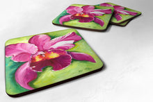 Load image into Gallery viewer, Orchid Coasters - Set of 4 Lightweight Foam, Absorbent Drink Coasters JMK1270FC