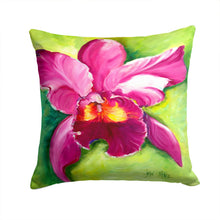 Load image into Gallery viewer, Orchid Canvas Throw Pillow - 14x14 Decorative Pillow – Art for Your Home &amp; Patio JMK1270PW1414
