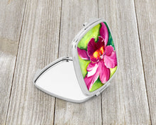 Load image into Gallery viewer, Orchid Compact Mirror – Stylish Purse Mirror with Artistic Covers JMK1270SCM