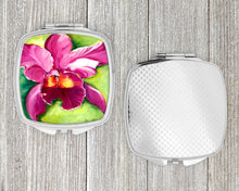 Load image into Gallery viewer, Orchid Compact Mirror – Stylish Purse Mirror with Artistic Covers JMK1270SCM