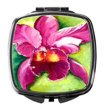 Load image into Gallery viewer, Orchid Compact Mirror – Stylish Purse Mirror with Artistic Covers JMK1270SCM