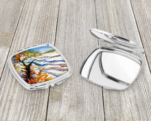 Load image into Gallery viewer, Sand Dune Compact Mirror – Stylish Purse Mirror with Artistic Covers JMK1272SCM