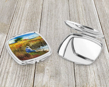 Load image into Gallery viewer, Fishing on the bank Compact Mirror – Stylish Purse Mirror with Artistic Covers JMK1274SCM