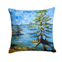 Load image into Gallery viewer, Life on the Causeway Canvas Throw Pillow - 14x14 Decorative Pillow – Art for Your Home &amp; Patio JMK1275PW1414