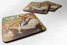 Load image into Gallery viewer, Jazz Trumpet Coasters - Set of 4 Lightweight Foam, Absorbent Drink Coasters JMK1276FC
