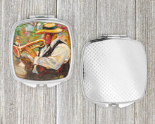 Load image into Gallery viewer, Jazz Trumpet Compact Mirror – Stylish Purse Mirror with Artistic Covers JMK1276SCM