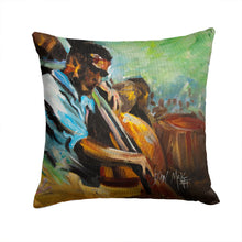 Load image into Gallery viewer, Jazz Bass Canvas Throw Pillow - 14x14 Decorative Pillow – Art for Your Home &amp; Patio JMK1278PW1414