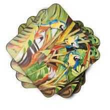 Load image into Gallery viewer, Parrots Coasters - Set of 4 Lightweight Foam, Absorbent Drink Coasters JMK1281FC