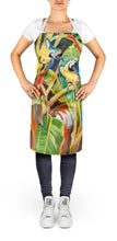 Load image into Gallery viewer, Parrots Blue and Gold Macaws Apron – Artist-Designed Kitchen, BBQ &amp; Craft Apron JMK1283APRON