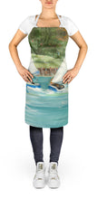 Load image into Gallery viewer, Boats on the Bay Sailboats Apron – Artist-Designed Kitchen, BBQ &amp; Craft Apron JMK1291APRON