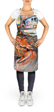 Load image into Gallery viewer, Crab Trap Crab Apron – Artist-Designed Kitchen, BBQ &amp; Craft Apron JMK1295APRON