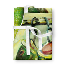 Load image into Gallery viewer, Recession Food Bass and Spam Apron – Artist-Designed Kitchen, BBQ &amp; Craft Apron JMK1296APRON