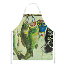 Load image into Gallery viewer, Recession Food Bass and Spam Apron – Artist-Designed Kitchen, BBQ &amp; Craft Apron JMK1296APRON