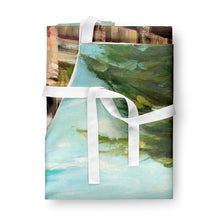 Load image into Gallery viewer, At the Pier Sailboats Apron – Artist-Designed Kitchen, BBQ &amp; Craft Apron JMK1299APRON