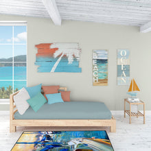Load image into Gallery viewer, Tom, Dick and Harry III Sailboats Indoor or Outdoor Runner Mat 58x28 JMK1328VRM5828