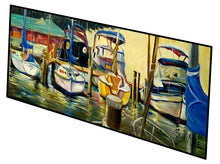 Load image into Gallery viewer, Sailboats Yacht Club Floor Runner Mats – 28x58 Indoor/Outdoor Rugs with Artistic Design | Made in the USA JMK1347HRM2858