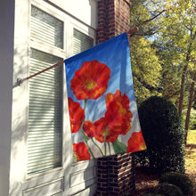 Load image into Gallery viewer, Poppies by Sinead Jones Flag Canvas House Size JOS0273CHF