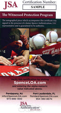 Load image into Gallery viewer, Darick Hall First Home Run Philadelphia Phillies Autographed Baseball Photo