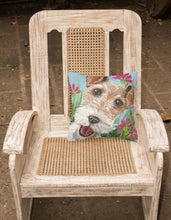 Load image into Gallery viewer, Fox Terrier by Judith Yates Canvas Decorative Pillow JYJ0178PW1414