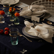 Load image into Gallery viewer, Bow extra large table runner, dark navy