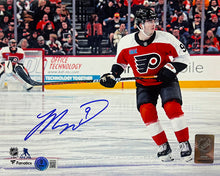 Load image into Gallery viewer, Jamie Drysdale in Action Philadelphia Flyers Autographed 16" x 20" Hockey Photo