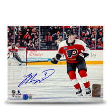 Load image into Gallery viewer, Jamie Drysdale in Action Philadelphia Flyers Autographed 8" x 10" Hockey Photo