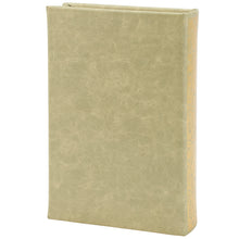 Load image into Gallery viewer, Jane Eyre Gold Floral Book Box | Faux Leather Wrap Book Shaped Storage Stash Trinket Box
