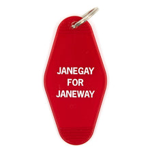 Load image into Gallery viewer, Janegay For Janeway Motel Style Keychain in Red